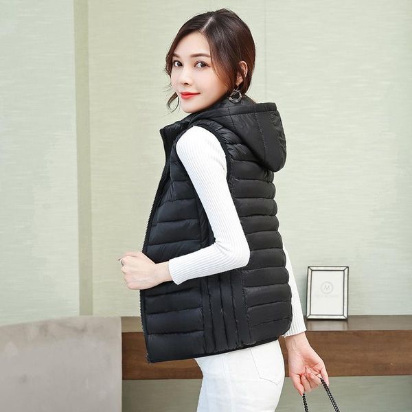 vests women waistcoat jacket autumn winter clothes thin detachable hooded cotton vest coat plus size sleeveless short gilet outwear, Black;white
vests women waistcoat jacket autumn winter clothes thin detachable hooded cotton vest coat plus size sleeveless short gilet outwear, Black;white