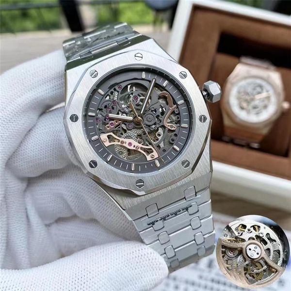 2022 new men's cutout automatic chain mechanical watch sapphire glass stainless steel watchband 30 meters waterproof270h, Slivery;brown
2022 new men's cutout automatic chain mechanical watch sapphire glass stainless steel watchband 30 meters waterproof270h, Slivery;brown