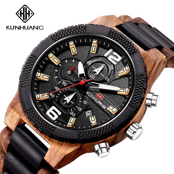 wood watch men multifunction chronograph military big dial sport wooden men watches relogio masculino with box173q, Slivery;brown
wood watch men multifunction chronograph military big dial sport wooden men watches relogio masculino with box173q, Slivery;brown