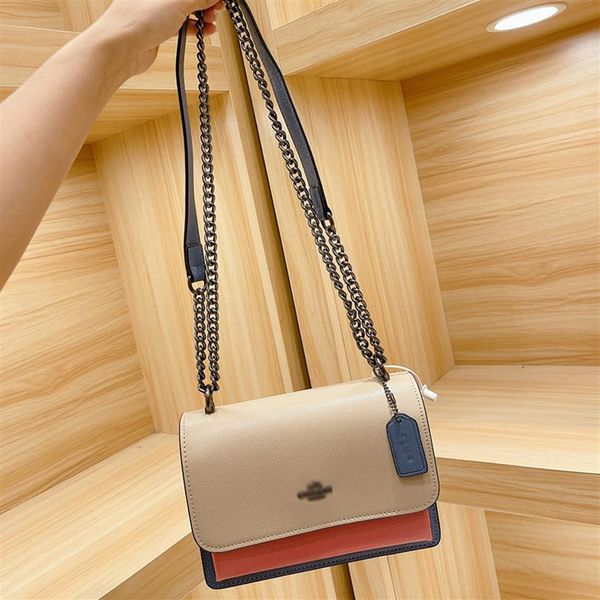 2021 women klare luxurys designers bags new-york brand patchwork two-tone pochette shoulder bag handbags genuine leather crossbody329p
2021 women klare luxurys designers bags new-york brand patchwork two-tone pochette shoulder bag handbags genuine leather crossbody329p