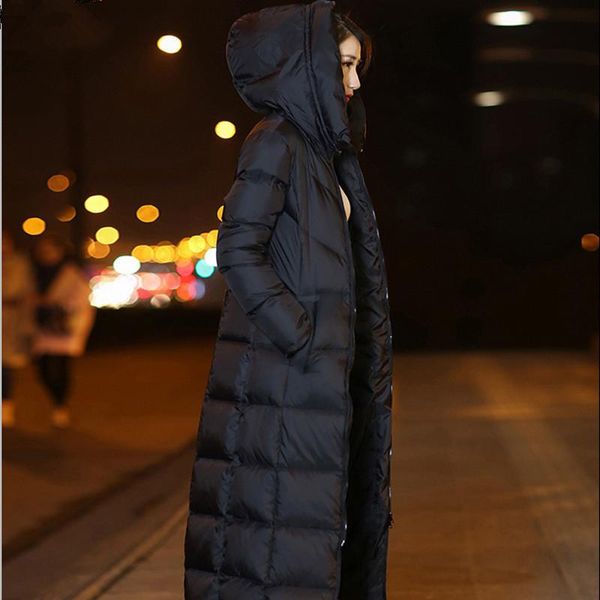 parkas winter down jacket women hooded long down coat casual coats and jackets women white duck down jacket women clothes, Black
parkas winter down jacket women hooded long down coat casual coats and jackets women white duck down jacket women clothes, Black