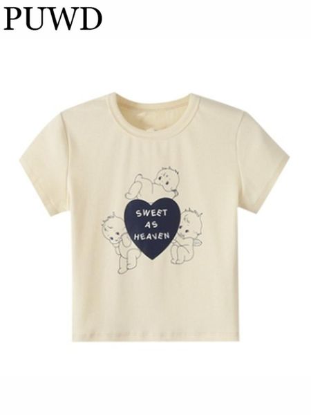 t-shirt puwd women beige retro o neck cartoon printed tees 2022 summer fashion ladies casual girls knitted soft cotton top, White
t-shirt puwd women beige retro o neck cartoon printed tees 2022 summer fashion ladies casual girls knitted soft cotton top, White