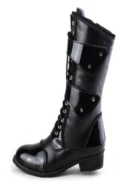 new design fashion tide mid half boots for men lace up with buckle motorcycle boot man dressing up pu leather cowboy martin boot s1302100, Black
new design fashion tide mid half boots for men lace up with buckle motorcycle boot man dressing up pu leather cowboy martin boot s1302100, Black