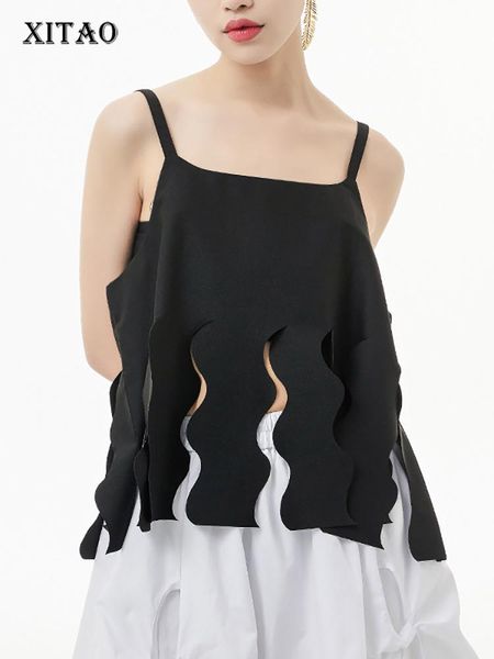 t-shirt xitao fashion solid color tanks wavy line fork vest small suspenders 2022 summer new simplicity temperament women wmd6532, White
t-shirt xitao fashion solid color tanks wavy line fork vest small suspenders 2022 summer new simplicity temperament women wmd6532, White