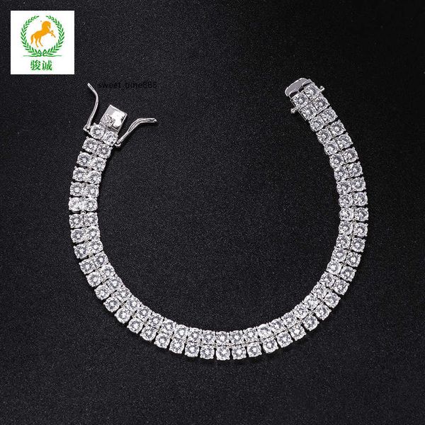selling 4mm double row tennis chain copper micro inlaid zircon bracelet hip-hop accessory bracelet, Silver
selling 4mm double row tennis chain copper micro inlaid zircon bracelet hip-hop accessory bracelet, Silver