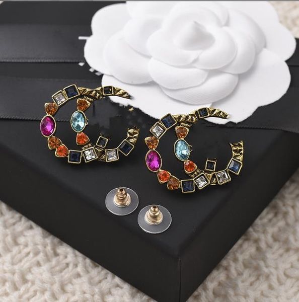 fashion 14k gold plated letters stud geometric luxury designers women crystal rhinestone earring wedding party jewerlry, Golden;silver
fashion 14k gold plated letters stud geometric luxury designers women crystal rhinestone earring wedding party jewerlry, Golden;silver