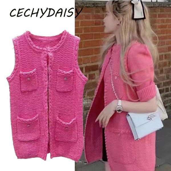 sweaters runway sweater cardigans women oneck sleeveless korean fashion solid high street button up designer traf outwear vest coat, White;black
sweaters runway sweater cardigans women oneck sleeveless korean fashion solid high street button up designer traf outwear vest coat, White;black