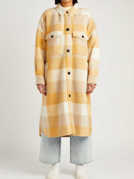 fur women color stitching plaid midlength coat 2022 new singlebreasted female loose side split long woolen jacket with pockets, Black
fur women color stitching plaid midlength coat 2022 new singlebreasted female loose side split long woolen jacket with pockets, Black