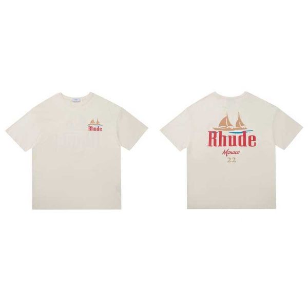 designer fashion clothing tees tshirts sailing print high street loose oversize couple wear men's women's trend brand rhude t-shir, White;black
designer fashion clothing tees tshirts sailing print high street loose oversize couple wear men's women's trend brand rhude t-shir, White;black