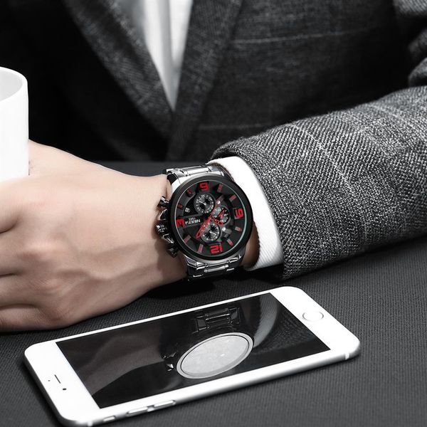 cwp 2021 nibosi men watches chronograph mens sport watch military quartz creative big dial clock relogio masculino reloj hombre339c, Slivery;brown
cwp 2021 nibosi men watches chronograph mens sport watch military quartz creative big dial clock relogio masculino reloj hombre339c, Slivery;brown