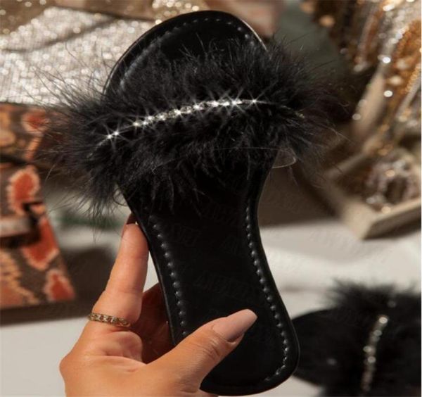 designer slippers women shoes 2022 summer flats sandals ladies fashion crystal dress beach female flip flops fur slides 02273941873, Black
designer slippers women shoes 2022 summer flats sandals ladies fashion crystal dress beach female flip flops fur slides 02273941873, Black