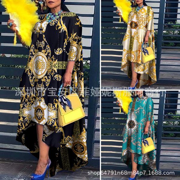 casual dresses vonda bohemian party dress for women long lantern sleeve casual printed birthday wedding evening sundress pleated maxi robe 2, Black;gray
casual dresses vonda bohemian party dress for women long lantern sleeve casual printed birthday wedding evening sundress pleated maxi robe 2, Black;gray
