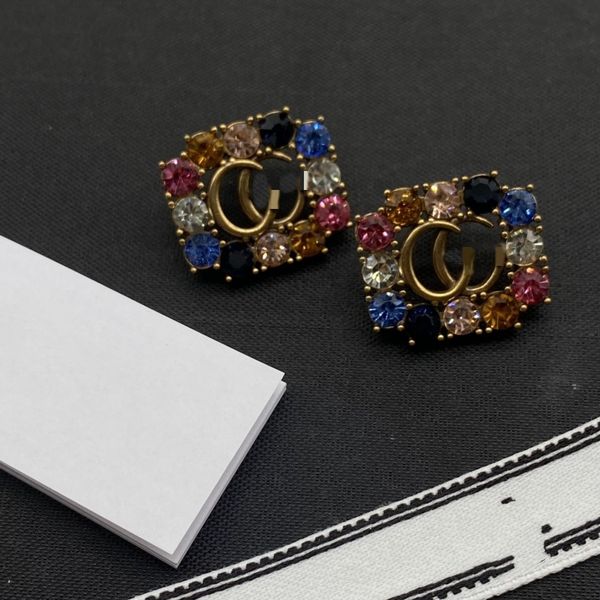 fashionable and charming female designer luxury earrings classic brand wedding party gifts jewelry box bride, Golden
fashionable and charming female designer luxury earrings classic brand wedding party gifts jewelry box bride, Golden
