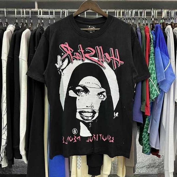 Designers Tees Short Sleeve Tee hellstar short hipster foil print Men Women Lettering Rapper Rappe Street washed fabric Black Loose fitting, 012
Designers Tees Short Sleeve Tee hellstar short hipster foil print Men Women Lettering Rapper Rappe Street washed fabric Black Loose fitting, 012