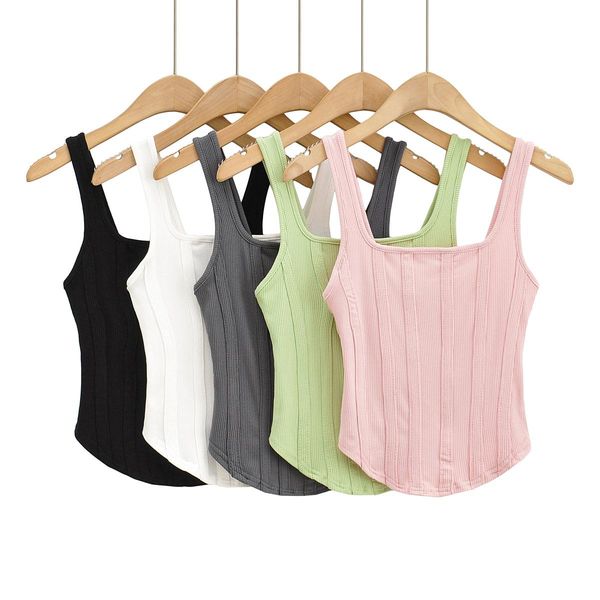 tanks cropped women 2022 summer knit tank women corset white crop ribbed fish bone cute black punk clothes, Black;white
tanks cropped women 2022 summer knit tank women corset white crop ribbed fish bone cute black punk clothes, Black;white