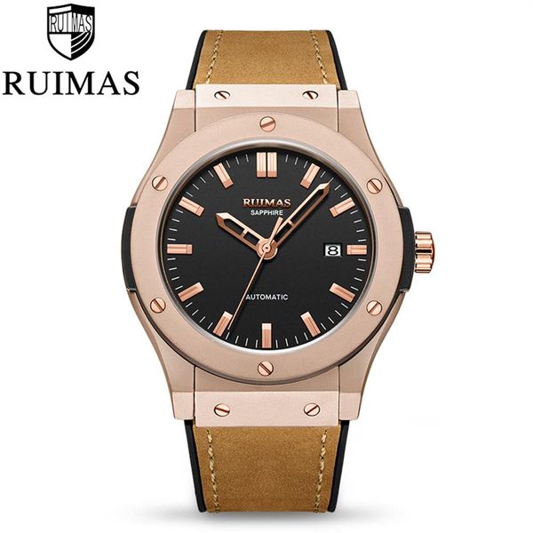 ruimas mens watches brand leather luxury automatic mechanical luxury watch men sport wristwatch mens reloj hombre296f, Slivery;brown
ruimas mens watches brand leather luxury automatic mechanical luxury watch men sport wristwatch mens reloj hombre296f, Slivery;brown