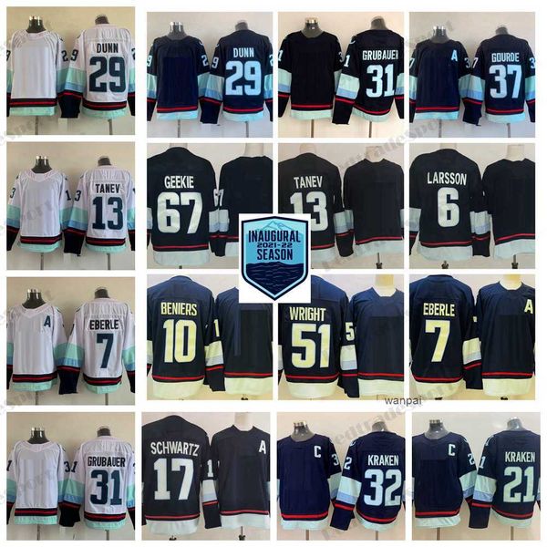 2021 inaugural hockey jerseys 21 32 51 wright 7 eberle jaden schwartz brandon tanev yanni gourde philipp grubauer 6 adam larsson morgan, Black;red
2021 inaugural hockey jerseys 21 32 51 wright 7 eberle jaden schwartz brandon tanev yanni gourde philipp grubauer 6 adam larsson morgan, Black;red