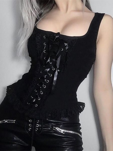 tanks goth dark grunge tank gothic transparent hollow out crisscross bandage summer fashion mesh ruch ruffle punk, Black;white
tanks goth dark grunge tank gothic transparent hollow out crisscross bandage summer fashion mesh ruch ruffle punk, Black;white
