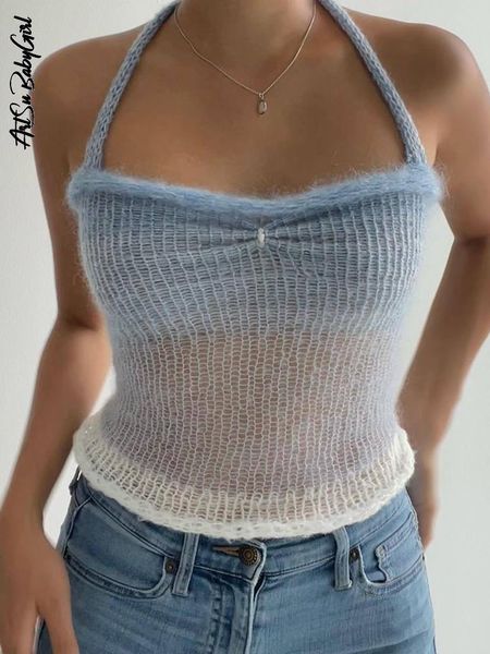 t-shirt halter women y2k crop backless tank knit vest summer clothes streetwear skinny sleeveless cami off shoulder top, White
t-shirt halter women y2k crop backless tank knit vest summer clothes streetwear skinny sleeveless cami off shoulder top, White