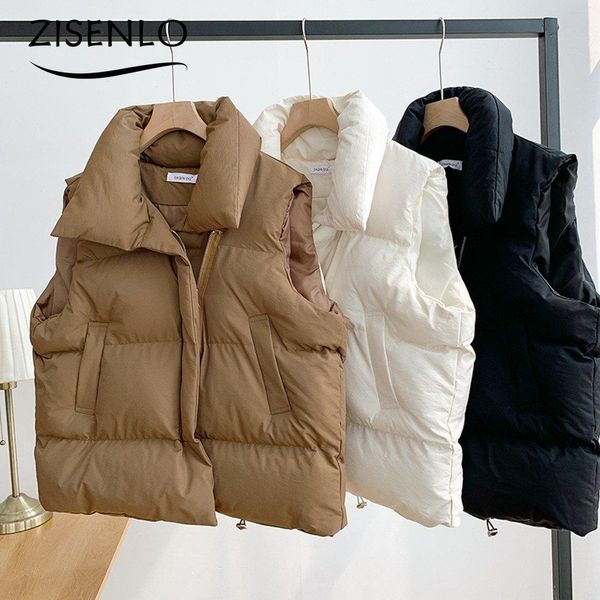 vests 2022 autumn/winter new korean version of sleeveless cottonpadded jacket vest with stand collar wears coat sleeveless jackets, Black;white
vests 2022 autumn/winter new korean version of sleeveless cottonpadded jacket vest with stand collar wears coat sleeveless jackets, Black;white