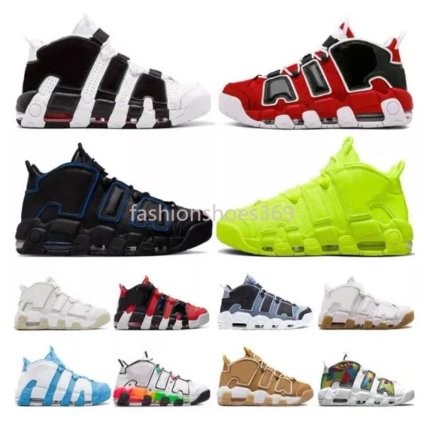 

Basketball Shoes MAXairs 2023 Mens More Uptempos 96 Total Scottie Pippen White Varsity Red Green Multi Color Bulls University Blue UNC UK Women Trainers Sneakers, 25