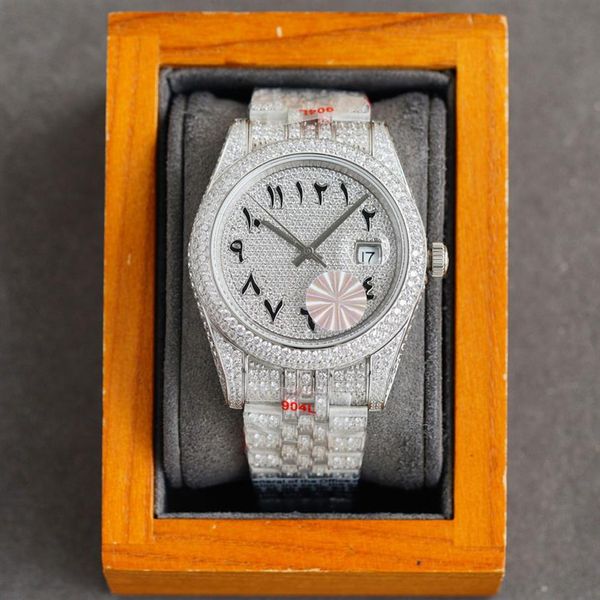 full diamond mens watch automatic mechanical watches 41mm with diamond-studded steel women fashion wristwatch bracelet 904l stainl267f, Slivery;brown
full diamond mens watch automatic mechanical watches 41mm with diamond-studded steel women fashion wristwatch bracelet 904l stainl267f, Slivery;brown
