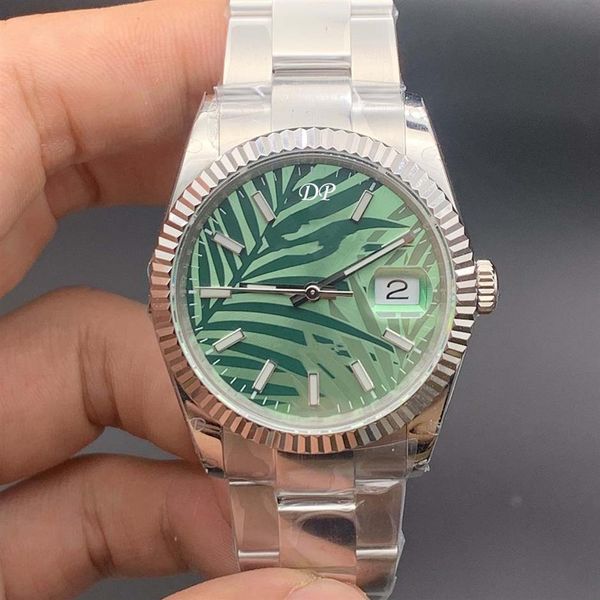 2021 new model 36mm watch olive green palm leaf pattern dial bp factory 2813 automatic movement watches preside195k, Slivery;brown
2021 new model 36mm watch olive green palm leaf pattern dial bp factory 2813 automatic movement watches preside195k, Slivery;brown