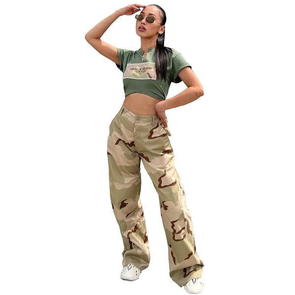 2023 designer casual sports camouflage straight pants streetwear joggers women summer y2k sweatpants pockets zipper button trousers wholesal, Black;white
2023 designer casual sports camouflage straight pants streetwear joggers women summer y2k sweatpants pockets zipper button trousers wholesal, Black;white