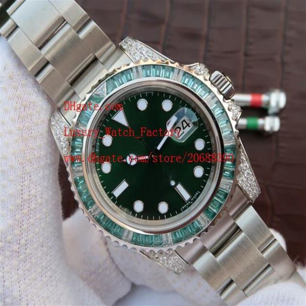 factory maker luxury sapphire glass 116610lv 116610 full diamond bezel automatic mechanical mens watch w326b, Slivery;brown
factory maker luxury sapphire glass 116610lv 116610 full diamond bezel automatic mechanical mens watch w326b, Slivery;brown