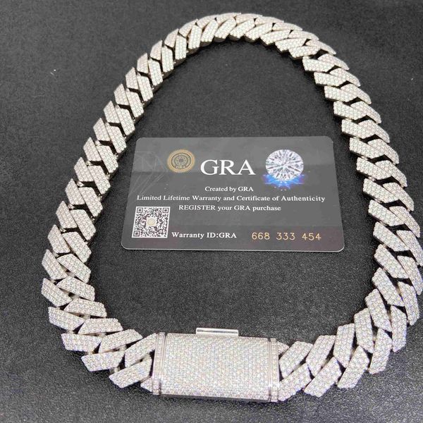 customized 15mm 17mm 19mm 20mm 23mm width three links moissanite hiphop necklace men cuban chain sterling silver necklace
customized 15mm 17mm 19mm 20mm 23mm width three links moissanite hiphop necklace men cuban chain sterling silver necklace