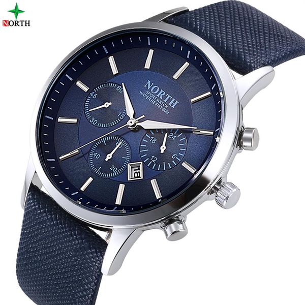 north men watch sport 30m waterproof fashion wristwatch montre homme genuine leather relojes hombre quartz male business watch dro307u, Slivery;brown
north men watch sport 30m waterproof fashion wristwatch montre homme genuine leather relojes hombre quartz male business watch dro307u, Slivery;brown