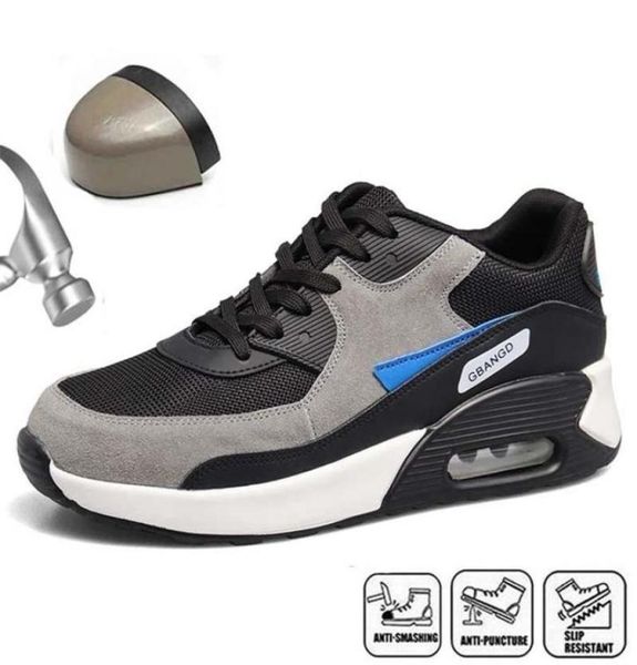 boots mens work safety shoes steel toe work sneakers antismashing antipuncture work boots industrial construction boots 2209309909203, Black
boots mens work safety shoes steel toe work sneakers antismashing antipuncture work boots industrial construction boots 2209309909203, Black