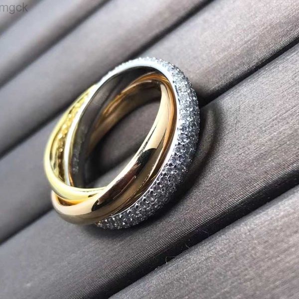 band rings trinity ring series luxury brand official reproductions classic style rings brands design exquisite gift birthday present etincel, Silver
band rings trinity ring series luxury brand official reproductions classic style rings brands design exquisite gift birthday present etincel, Silver