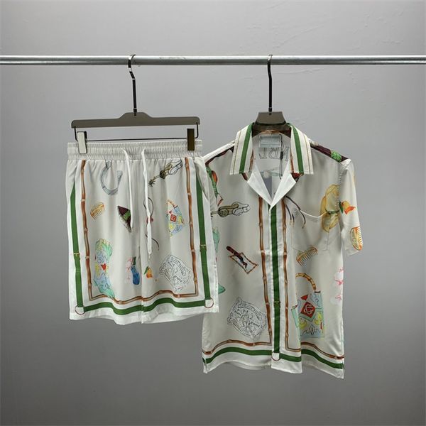 2 summer fashion mens tracksuits hawaii beach pants set designer shirts printing leisure shirt man slim fit the board of directors short sle, Gray
2 summer fashion mens tracksuits hawaii beach pants set designer shirts printing leisure shirt man slim fit the board of directors short sle, Gray