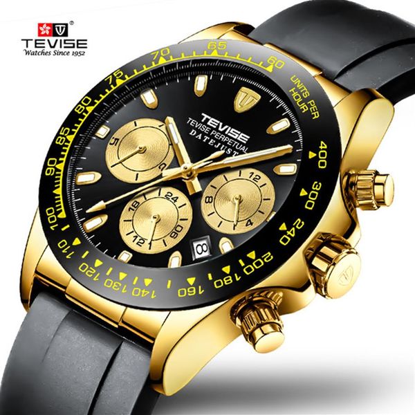 mens fashion brand tevise watch automatic mechanical watch male silicone multifunction sport clock relogio masculino206f, Slivery;brown
mens fashion brand tevise watch automatic mechanical watch male silicone multifunction sport clock relogio masculino206f, Slivery;brown