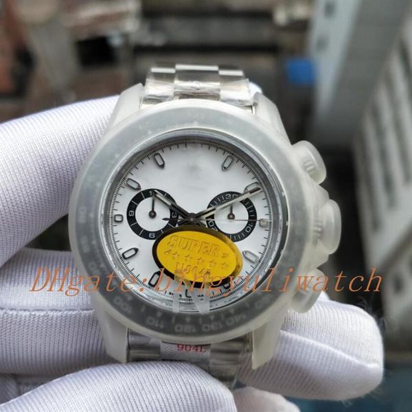 2 colour n factory 904l steel automatic cal 4130 watch chronograph mens ceramic bezel 116502 116500 cosmograph men watch watches222o, Slivery;brown
2 colour n factory 904l steel automatic cal 4130 watch chronograph mens ceramic bezel 116502 116500 cosmograph men watch watches222o, Slivery;brown