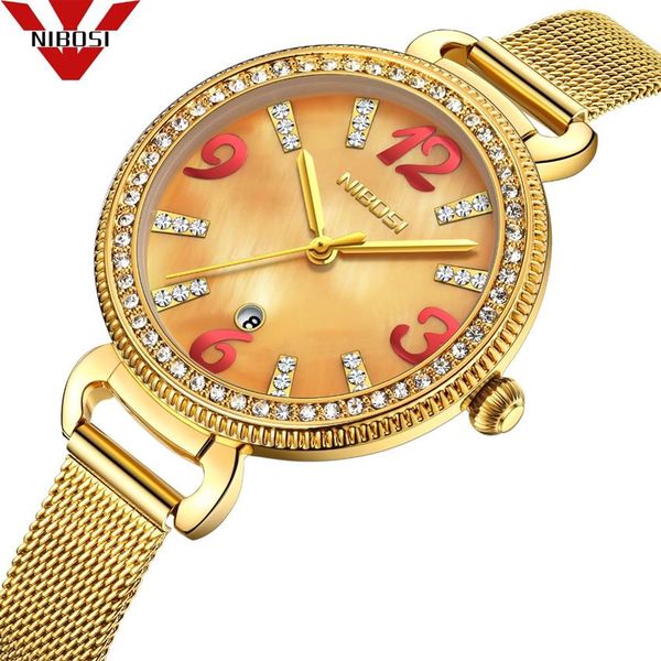 nibosi women dress watches luxury brand stainless steel mesh band ladies quartz watch casual bracelet wristwatch reloj mujer3037, Slivery;brown
nibosi women dress watches luxury brand stainless steel mesh band ladies quartz watch casual bracelet wristwatch reloj mujer3037, Slivery;brown