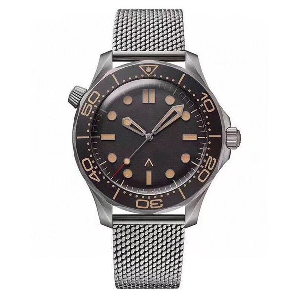 om03 mechanical brand luxury mesh belt automatic watch men waterproof wristwatch limited edition master james bond's 007315c, Slivery;brown
om03 mechanical brand luxury mesh belt automatic watch men waterproof wristwatch limited edition master james bond's 007315c, Slivery;brown