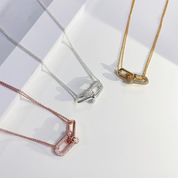 fashion luxury necklace earring set designer hardwear jewelry horseshoe u shape for women party rose gold platinum diamonds jewell282v, Silver
fashion luxury necklace earring set designer hardwear jewelry horseshoe u shape for women party rose gold platinum diamonds jewell282v, Silver