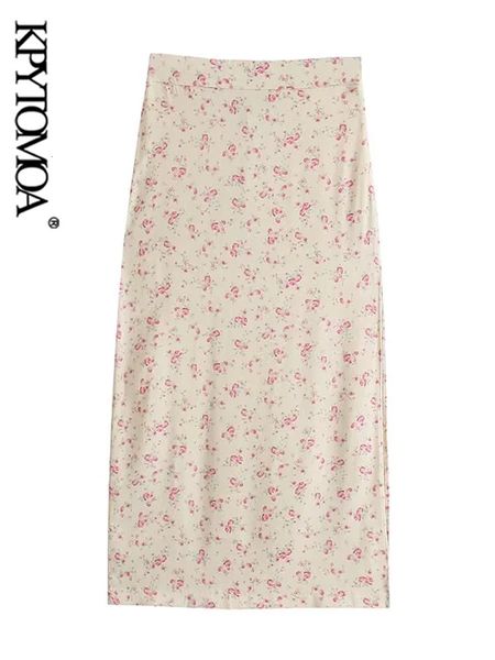 skirts kpytomoa women chic fashion floral print slit hem midi skirt vintage high waist side zipper female mujer 230420, Black
skirts kpytomoa women chic fashion floral print slit hem midi skirt vintage high waist side zipper female mujer 230420, Black