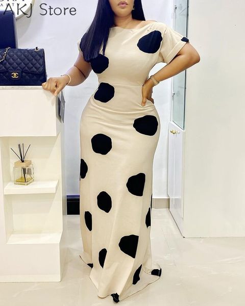 casual dresses off shoulder polka print high wasit maxi dress women casual slim short sleeve floor-length dress 230420, Black;gray
casual dresses off shoulder polka print high wasit maxi dress women casual slim short sleeve floor-length dress 230420, Black;gray