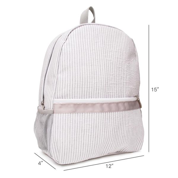 designer-gray seersucker backpack whole blanks seersucker cotton fabric zipper closure kids school bag soft book backpack dom0228e
designer-gray seersucker backpack whole blanks seersucker cotton fabric zipper closure kids school bag soft book backpack dom0228e