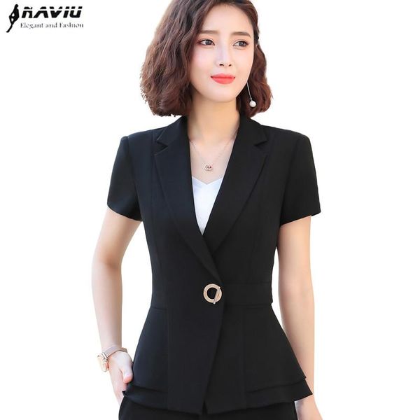 pants new summer fashion women blazer ol temperament business formal short sleeve slim jacket office ladies interview work clothes, White
pants new summer fashion women blazer ol temperament business formal short sleeve slim jacket office ladies interview work clothes, White