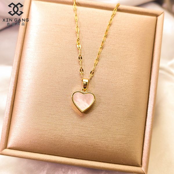 titanium steel necklace women's new boom tide love pendant choker designer necklace small incense wind collarbone necklace, Silver
titanium steel necklace women's new boom tide love pendant choker designer necklace small incense wind collarbone necklace, Silver