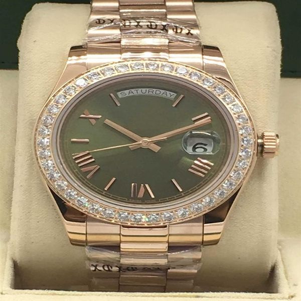 day date mens watch men's automatic watches 2813 41mm mechanical movement wristwatches stainless steel diamond m297e, Slivery;brown
day date mens watch men's automatic watches 2813 41mm mechanical movement wristwatches stainless steel diamond m297e, Slivery;brown