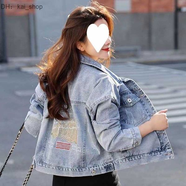 women's jackets 2023 spring denim for korean version chic fitting long sleeved washed old versatile short upper garment 31, Black;brown
women's jackets 2023 spring denim for korean version chic fitting long sleeved washed old versatile short upper garment 31, Black;brown
