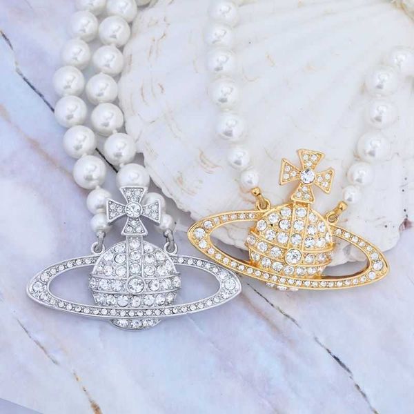 designer vivians necklace queen mother stone filled saturn pearl necklace luxury punk collar necklace, Silver
designer vivians necklace queen mother stone filled saturn pearl necklace luxury punk collar necklace, Silver