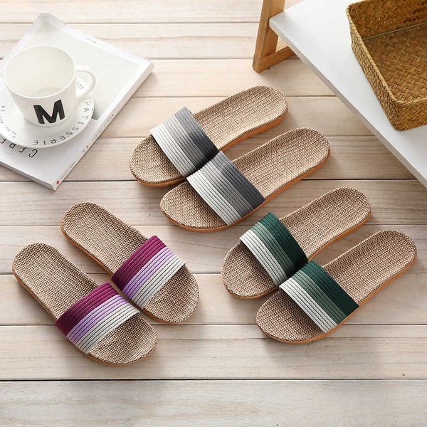 slippers shoes new four seasons linen women's indoor silent light home thick and soft bottom couple wooden floor slippers, Black
slippers shoes new four seasons linen women's indoor silent light home thick and soft bottom couple wooden floor slippers, Black