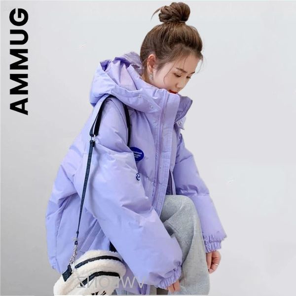 leather ammug 2022 loose cotton padded student coat fashion parkas purple hooded jacket women's winter thicken warm outerwear female, Black
leather ammug 2022 loose cotton padded student coat fashion parkas purple hooded jacket women's winter thicken warm outerwear female, Black