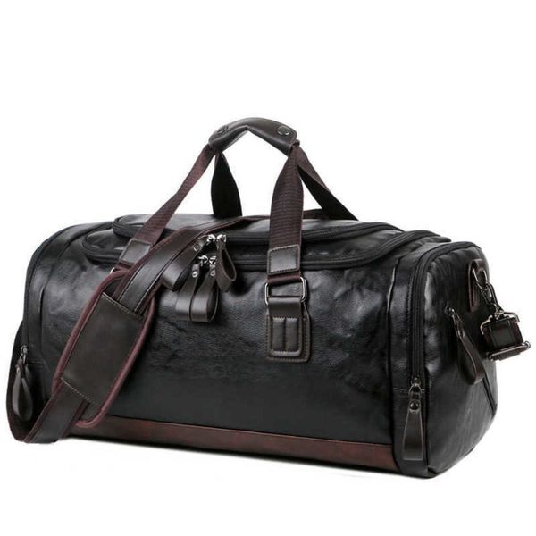pu leather large capacity travel bag men's business travel luggage bag travel backpack korean portable one shoulder luggage bag 230420
pu leather large capacity travel bag men's business travel luggage bag travel backpack korean portable one shoulder luggage bag 230420